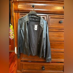 NWT NY & Company Leather Jacket